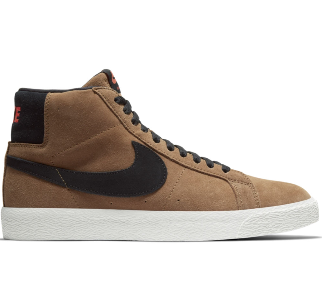nike blazer mid tan