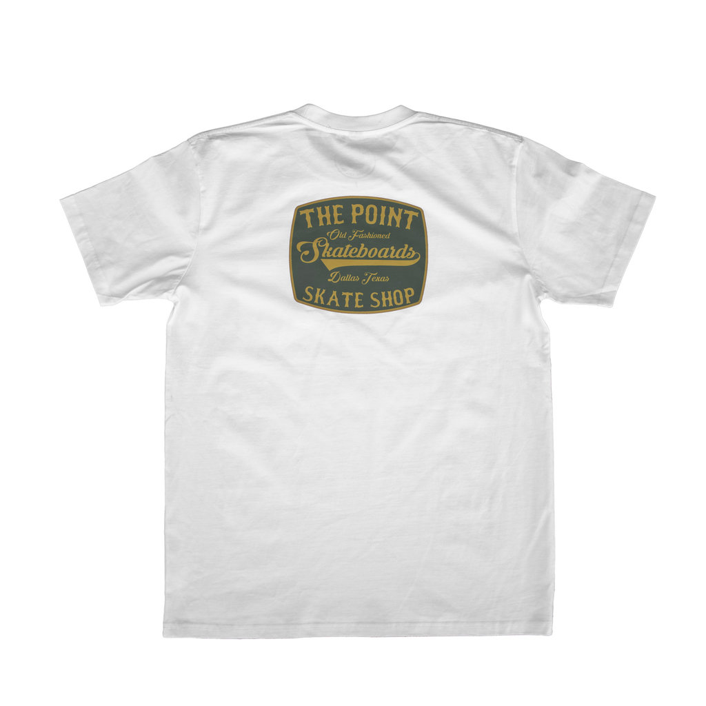 The Point The Point - Old Fashion White Tee