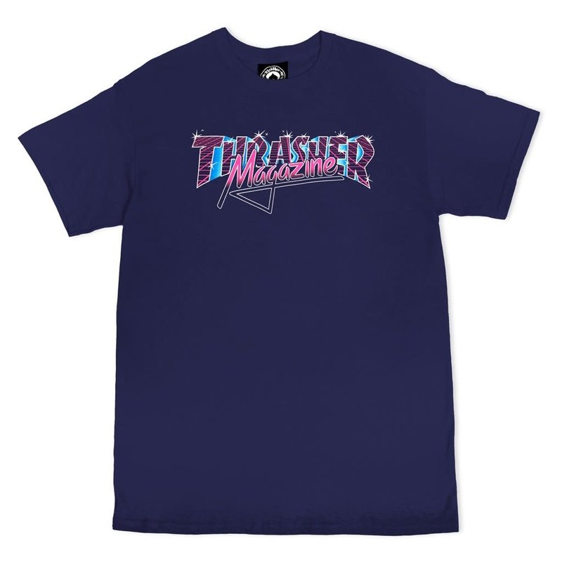 Thrasher Thrasher - Vice Logo Tee - Navy