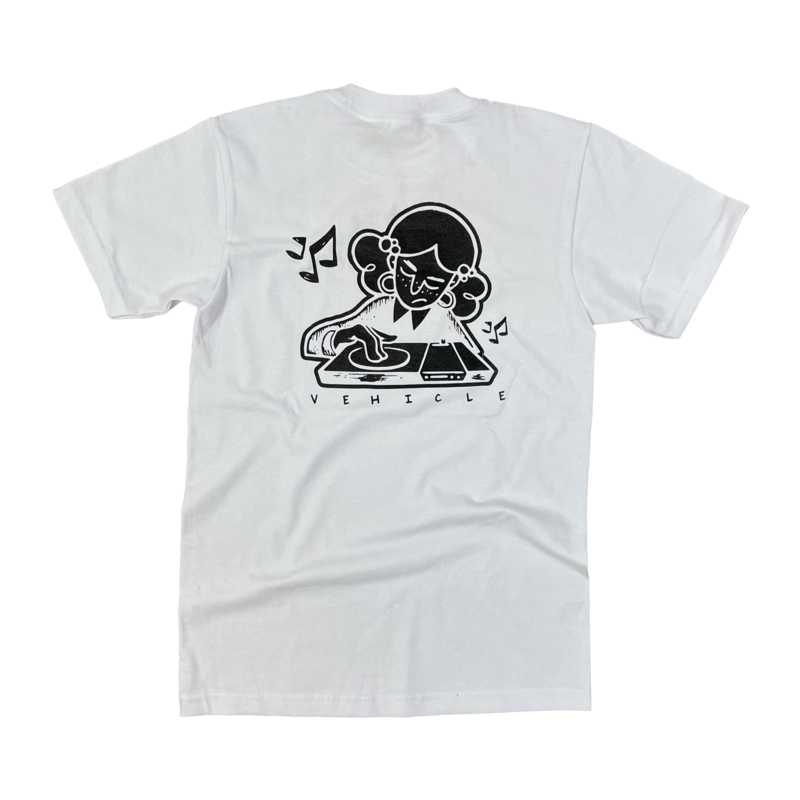 Vehicle Skateboards Vehicle - Decks1 White T-shirt