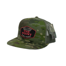 The Point The Point - Hex Flat Bill Camo Tropic/Green