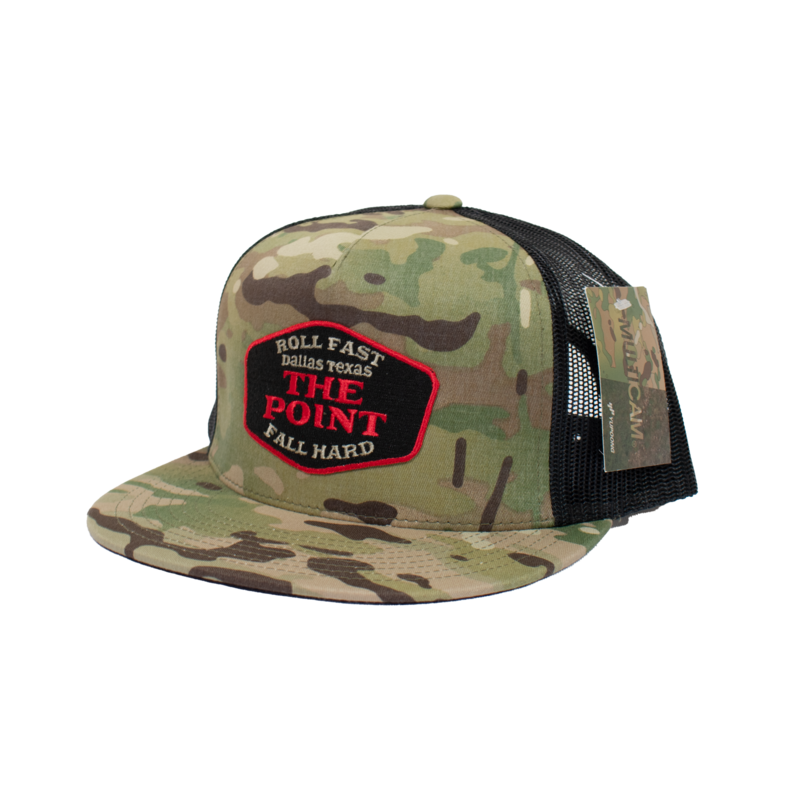 The Point The Point - Hex  Flat Bill Camo Green/Black