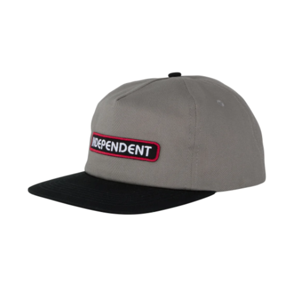 Independent Independent - Groundwork Snapback Mid Profile Hat Grey / Black