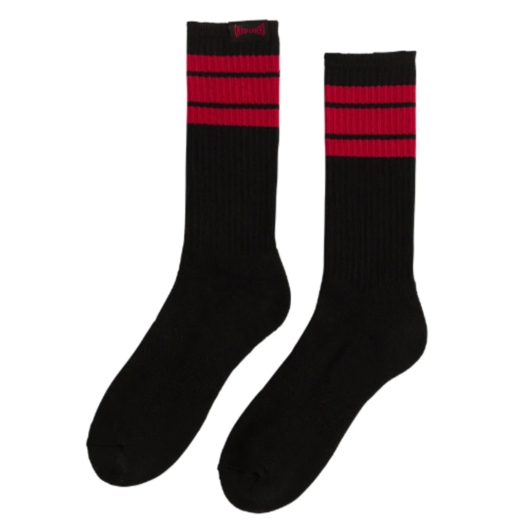 Independent Independent - Span Crew Socks Black/Red