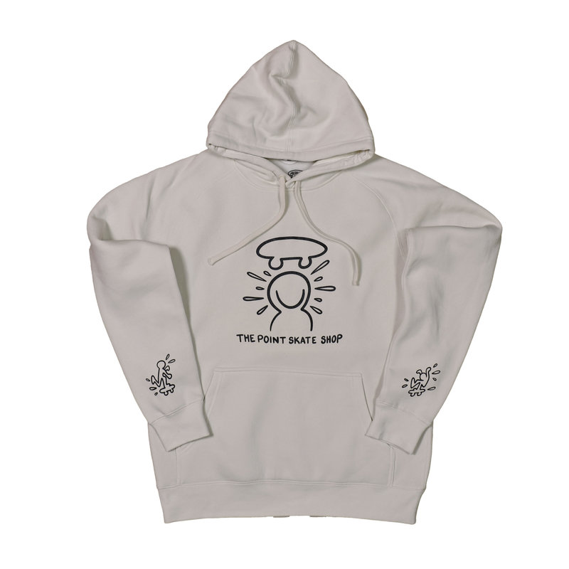 The Point The Point - Happy Haring Hoodie ECRU