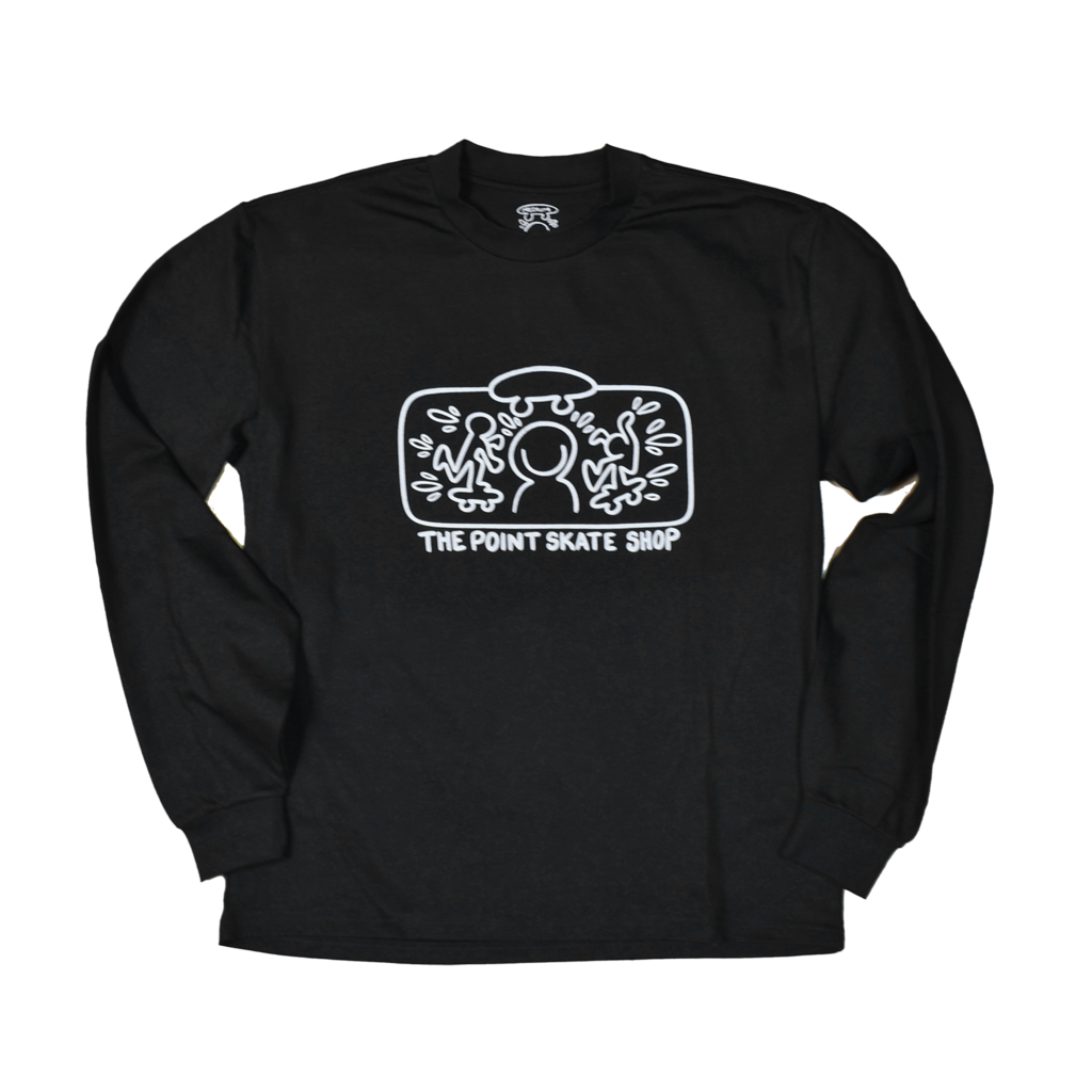 The Point The Point - Skate Haring L/S Blk