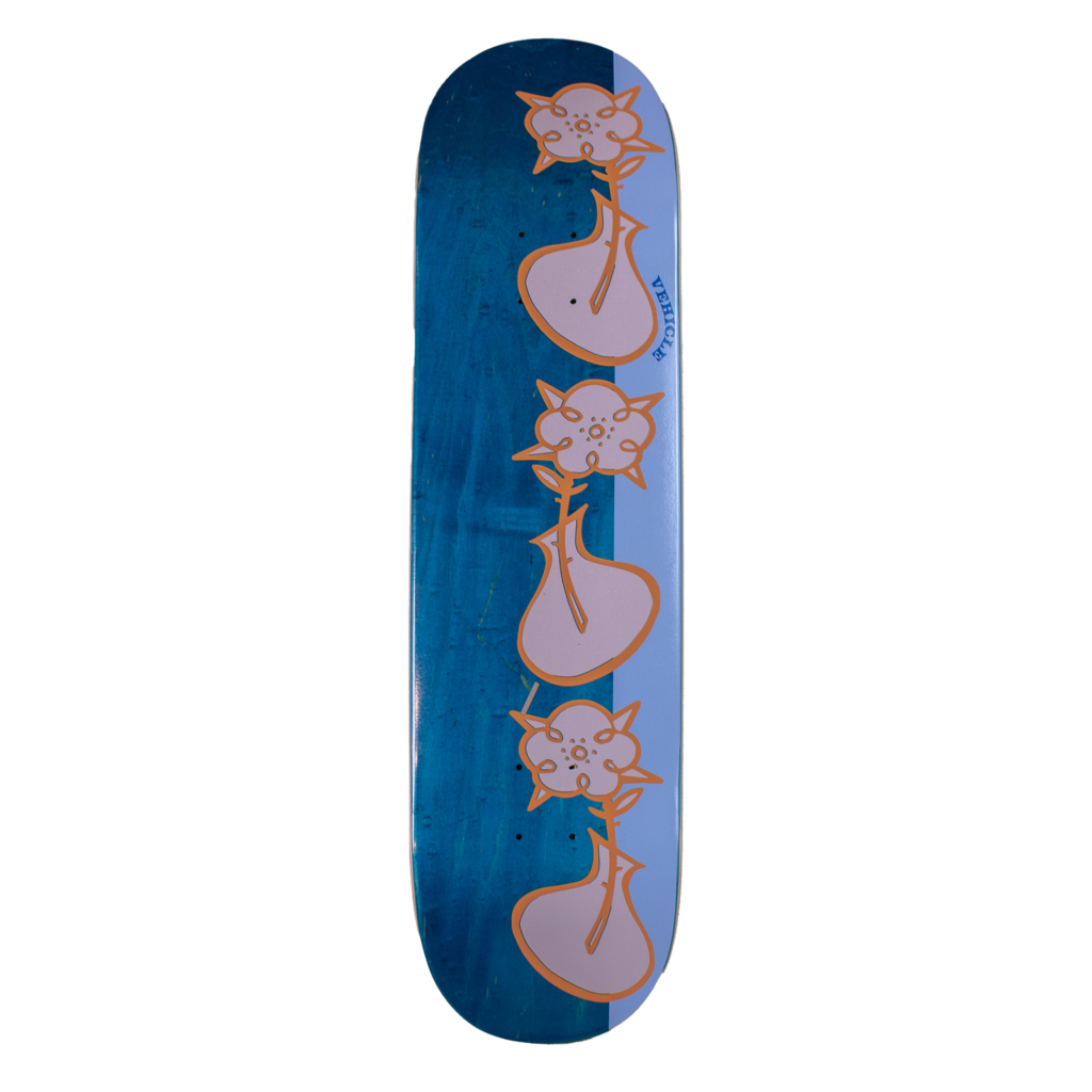 Vehicle Skateboards Vehicle - 8.5 Vase Blue Modern