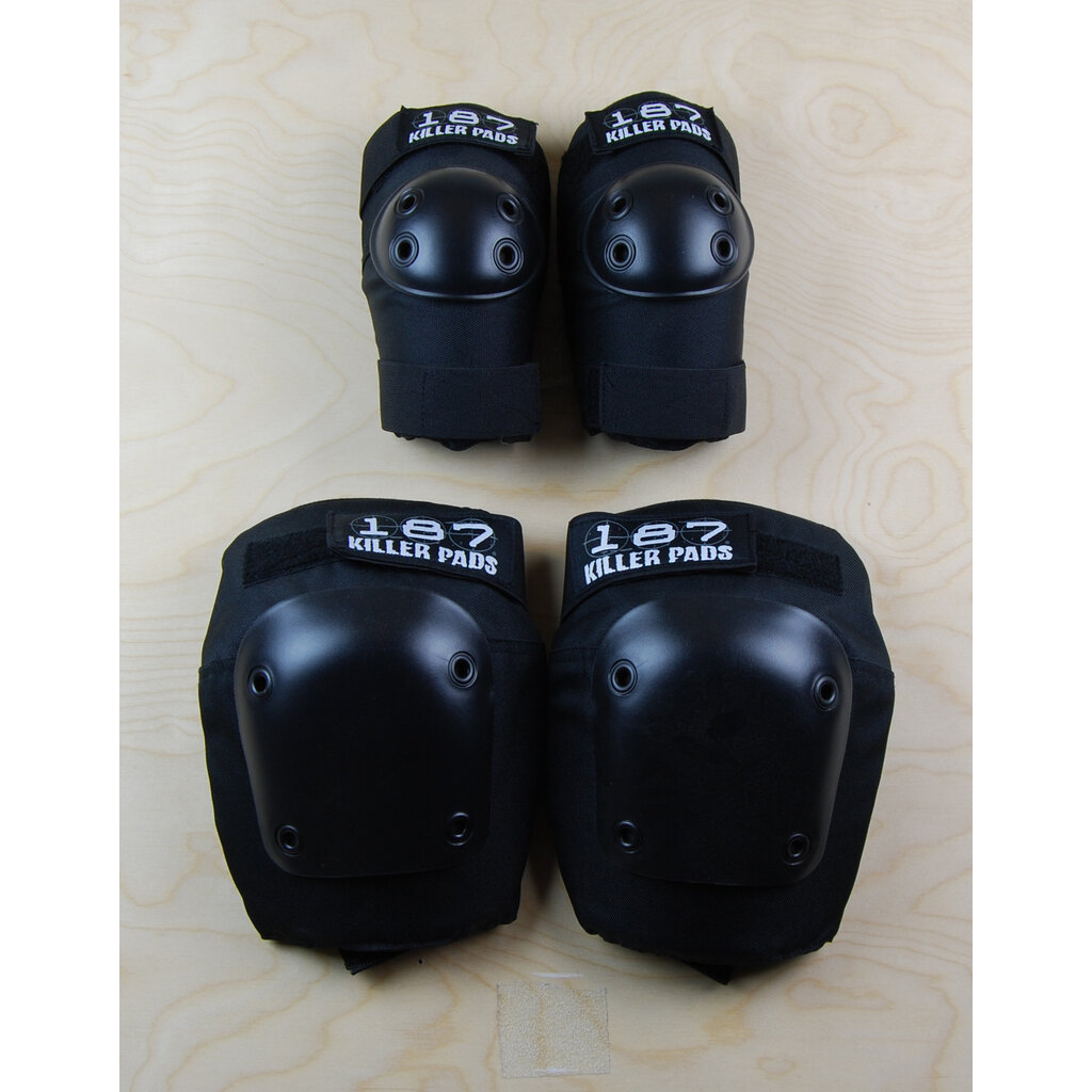 187 187 - Knee/ Elbow Combo Pack Black