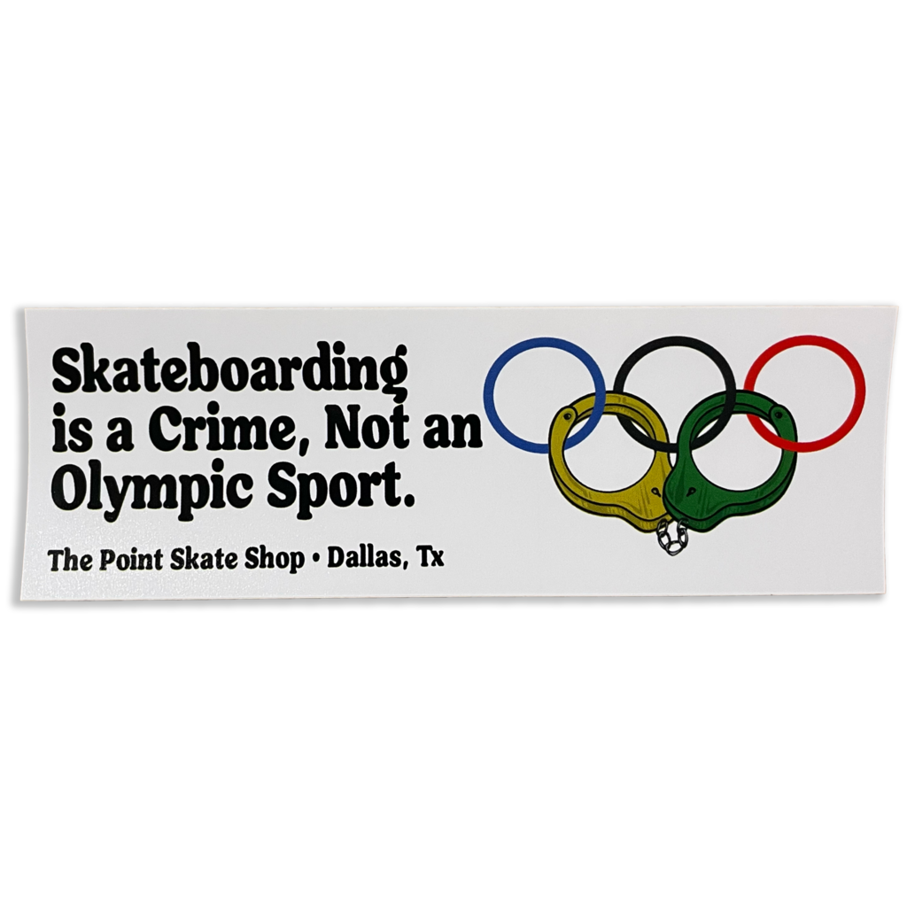 The Point The Point - Olympic Crime Decal