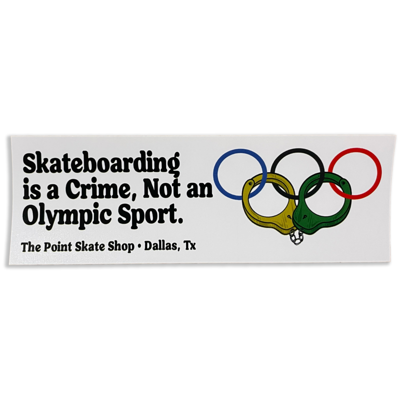 Pegatina Skate is not a crime