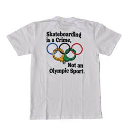 The Point The Point - Skateboarding is a Crime not an Olympic Sport White