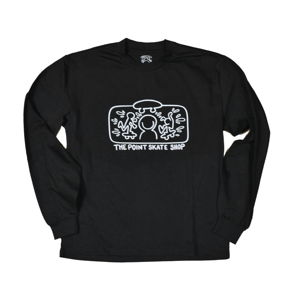 The Point The Point - Skate Haring L/S Blk
