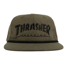 Thrasher Thrasher - Rope Snapback Olive/Black