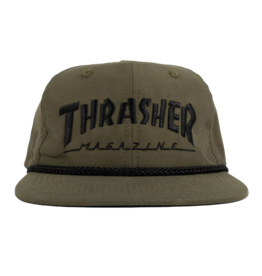 Thrasher Thrasher - Rope Snapback Olive/Black