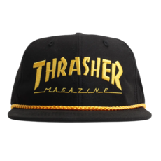 Thrasher Thrasher - Rope Snapback Black/Yellow