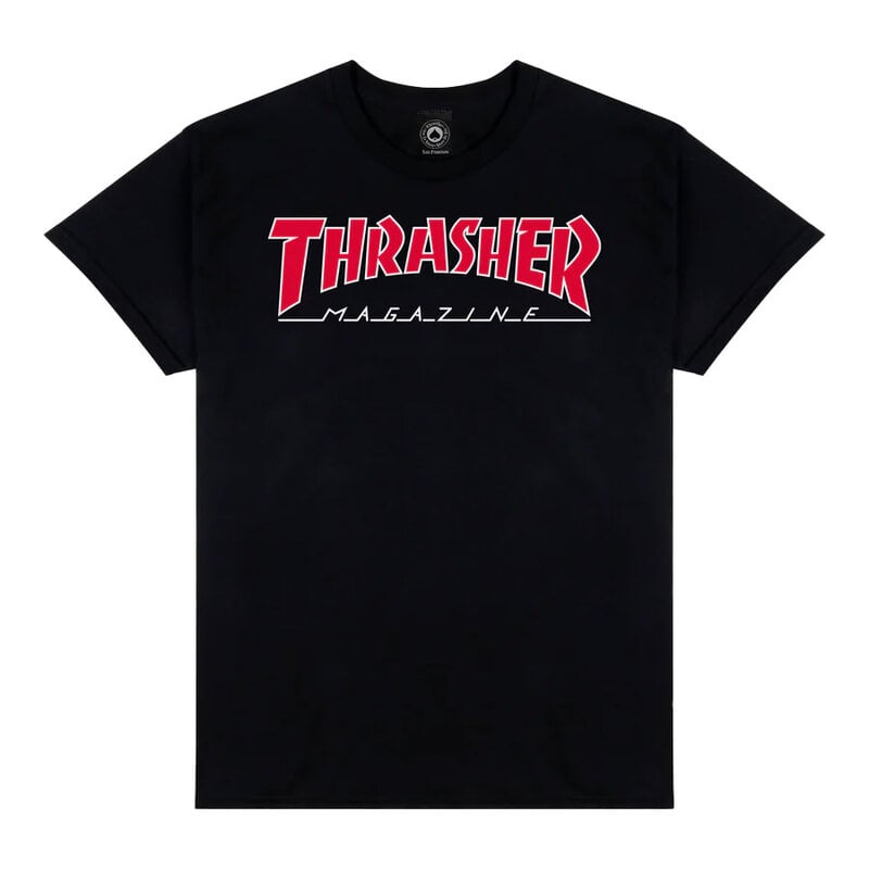 Thrasher Thrasher - Outlined SS Black/Red