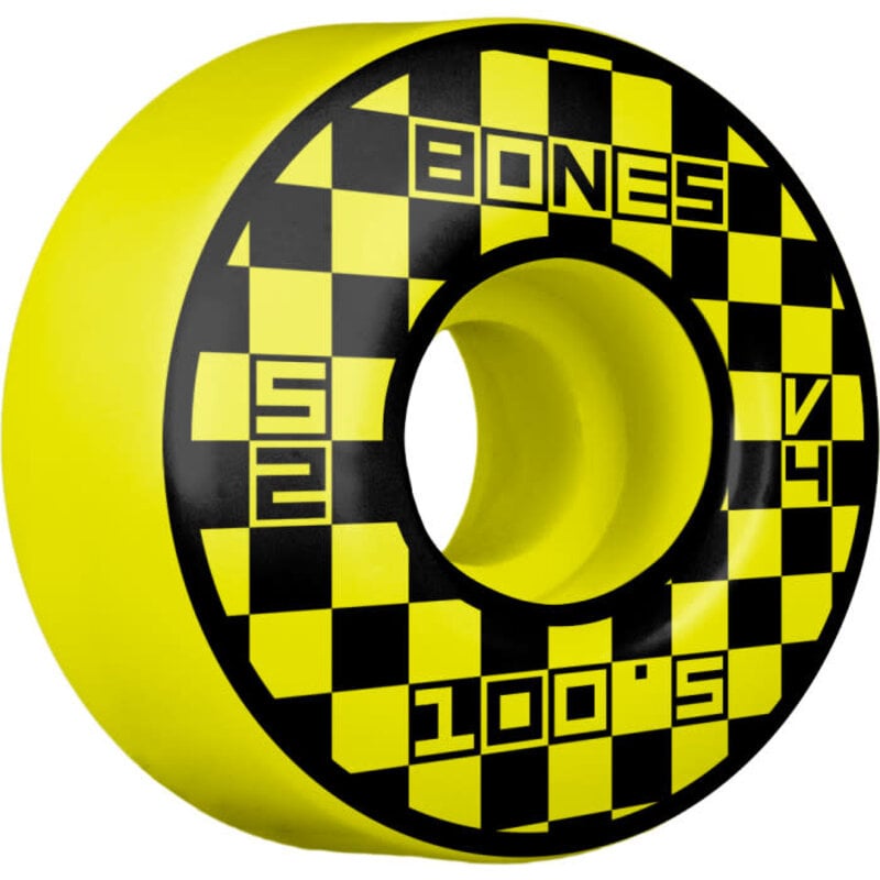 Bones Bones - Block Party 52mm 100A Yellow