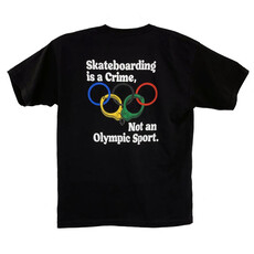 The Point The Point - Skateboarding is a Crime not an Olympic Sport Black