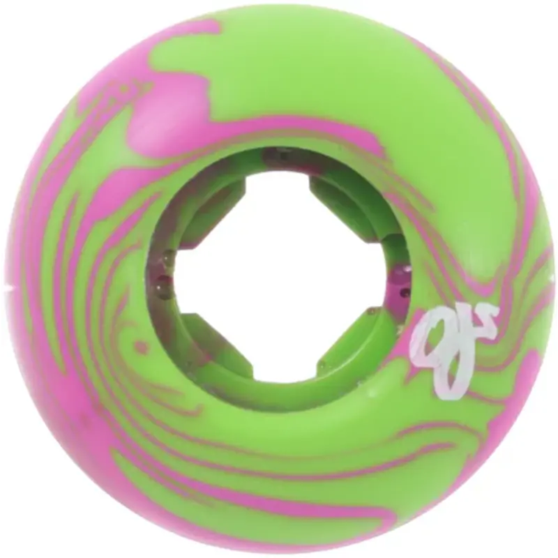 OJ OJ - Swamp Wheels Pink Green Swirl 45mm 99A
