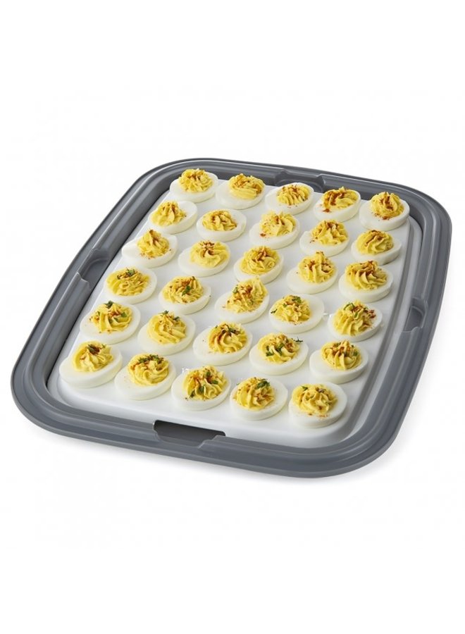 COLLAPSIBLE ENTERTAINING CARRIE WITH EGG TRAY