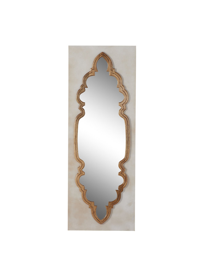 Wood Wall Mirror 16"W, 44"H