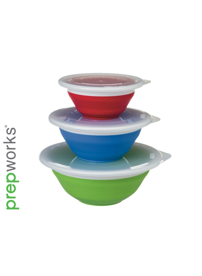 Tupperware 4-piece Servalier Bowl Set with Seals 