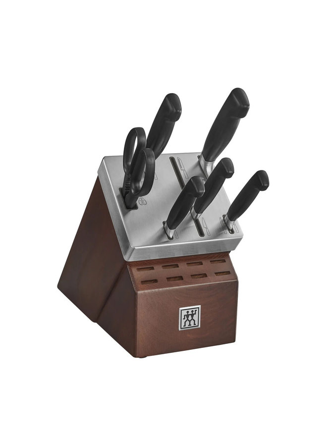 7 Pc Self Sharpening Knife Block Set