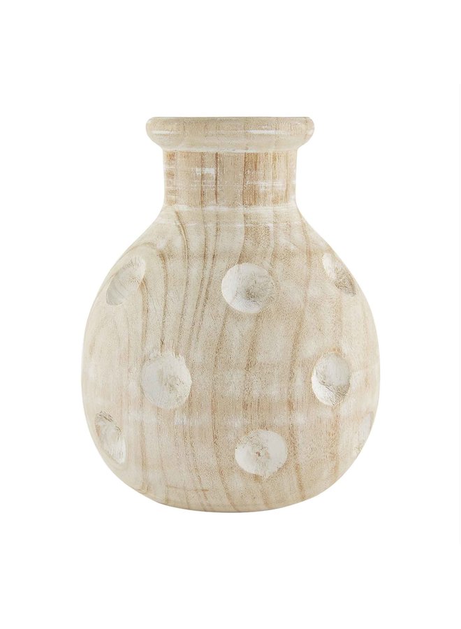 SMALL PAULOWNIA DOTTED VASE