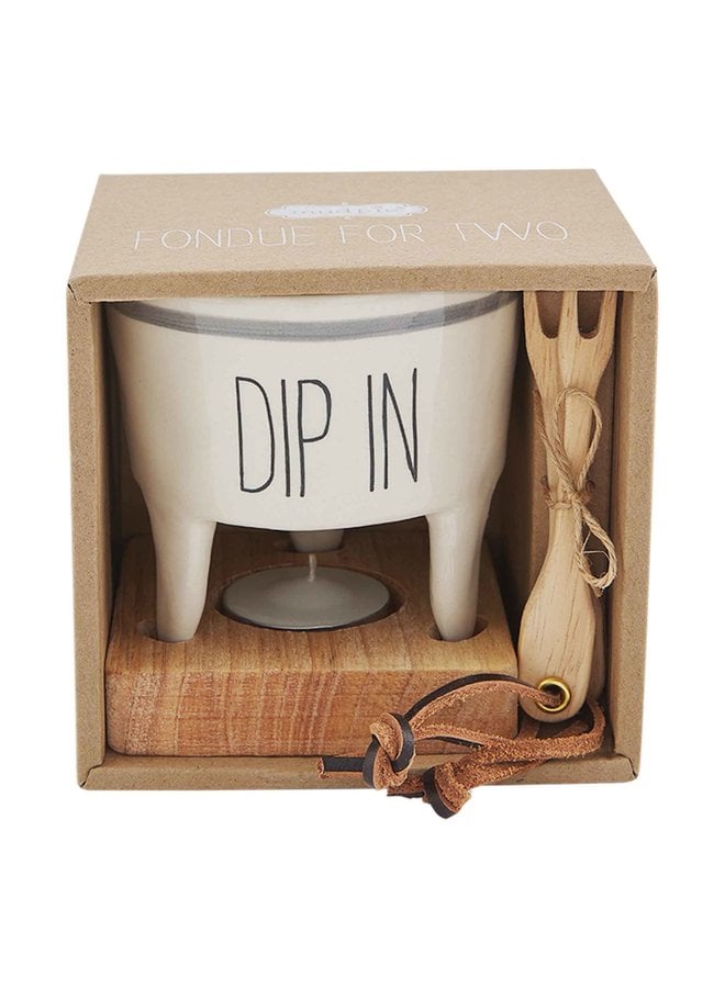 FONDUE DIP & FORKS SET