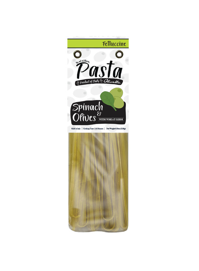 SPINACH & OLIVE FETTUCCINE