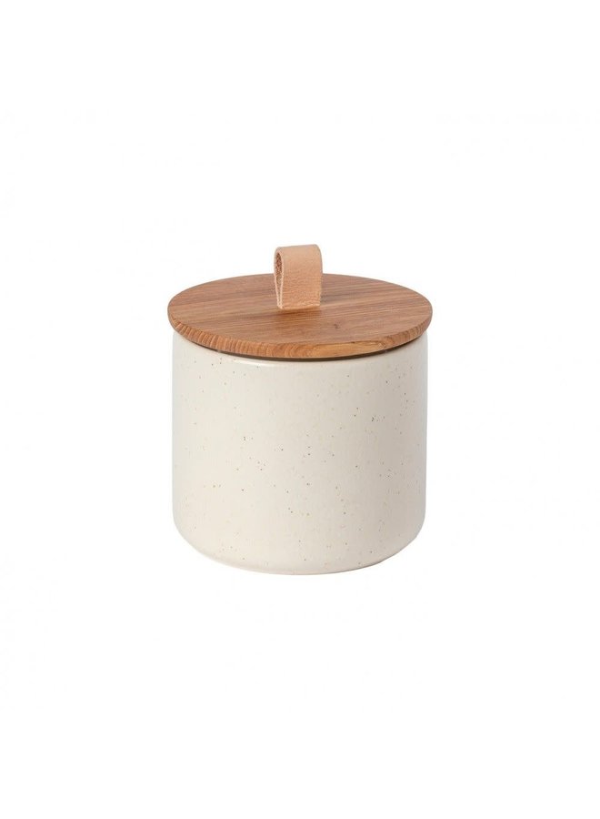 Casafina Pacifica Canister W/ Oak Wood Lid