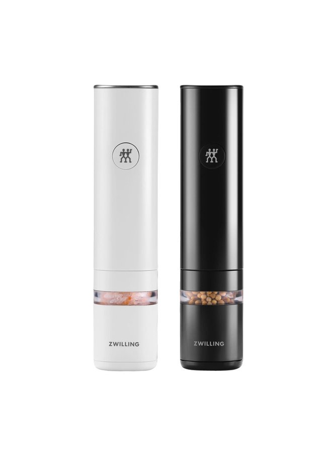 ZWILLING Enfinigy Electric Salt/Pepper Mill Set, rechargeable, 2-pc