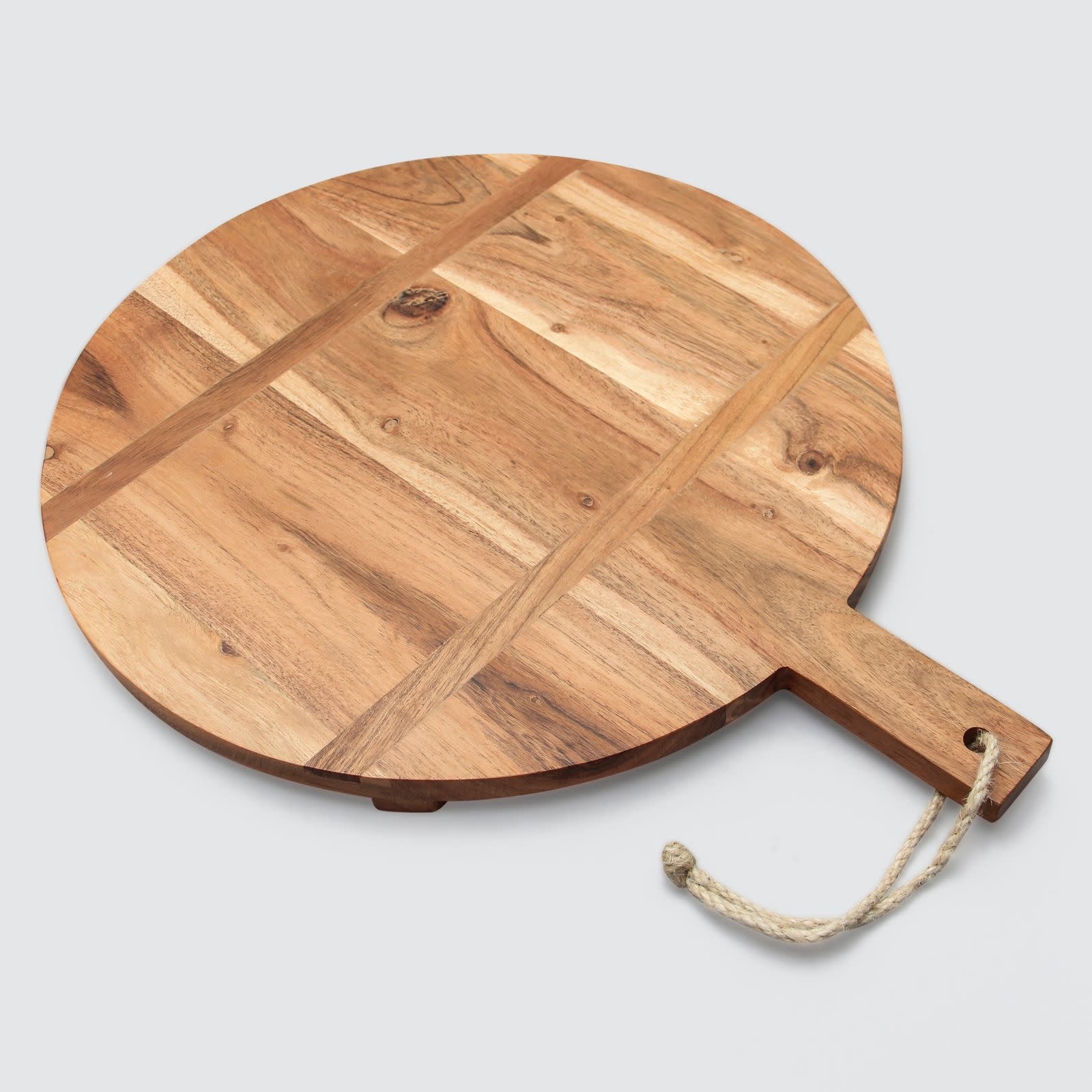 ROUND ACACIA WOOD SERVING BOARD The Attic Door Home/Bella Vita