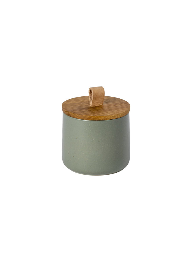 Casafina Pacifica Canister W/ Oak Wood Lid