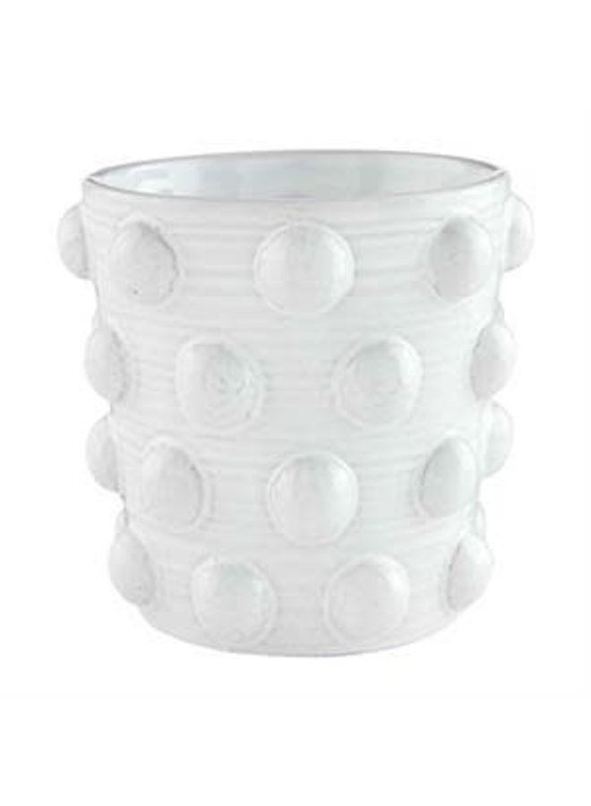 MUD PIE CLASSIC HOME ALL OVER BEADED POT