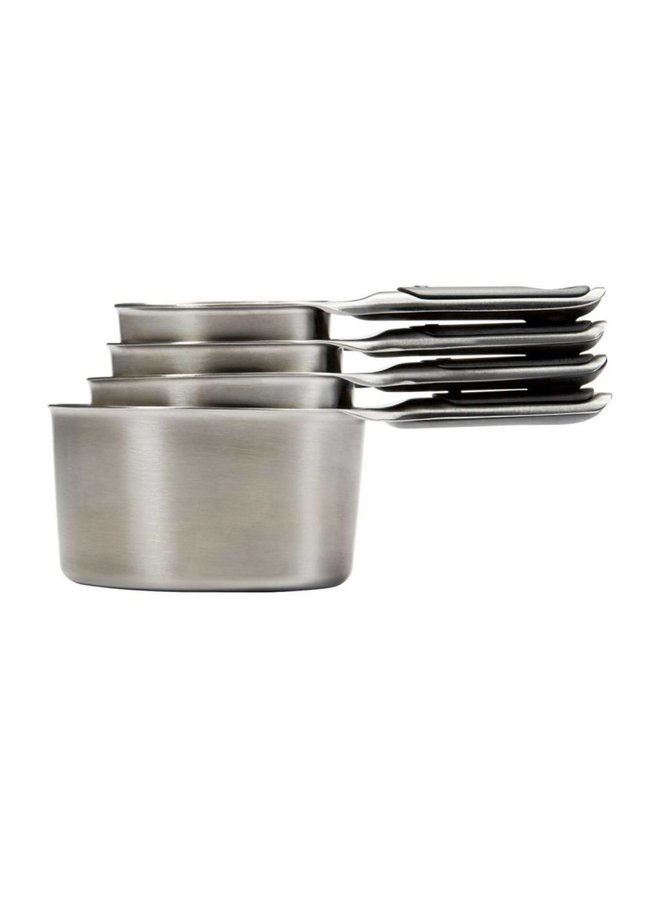 OXO 4 PC STAINLESS STEEL MEASURE CUPS