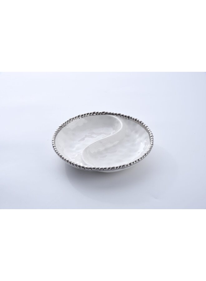 SMALL 2-SECTION PLATTER