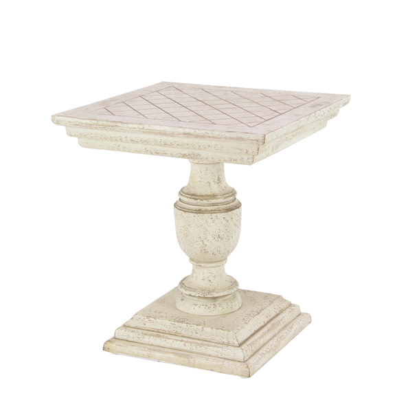 Wood side table - The Attic Door Home/Bella Vita