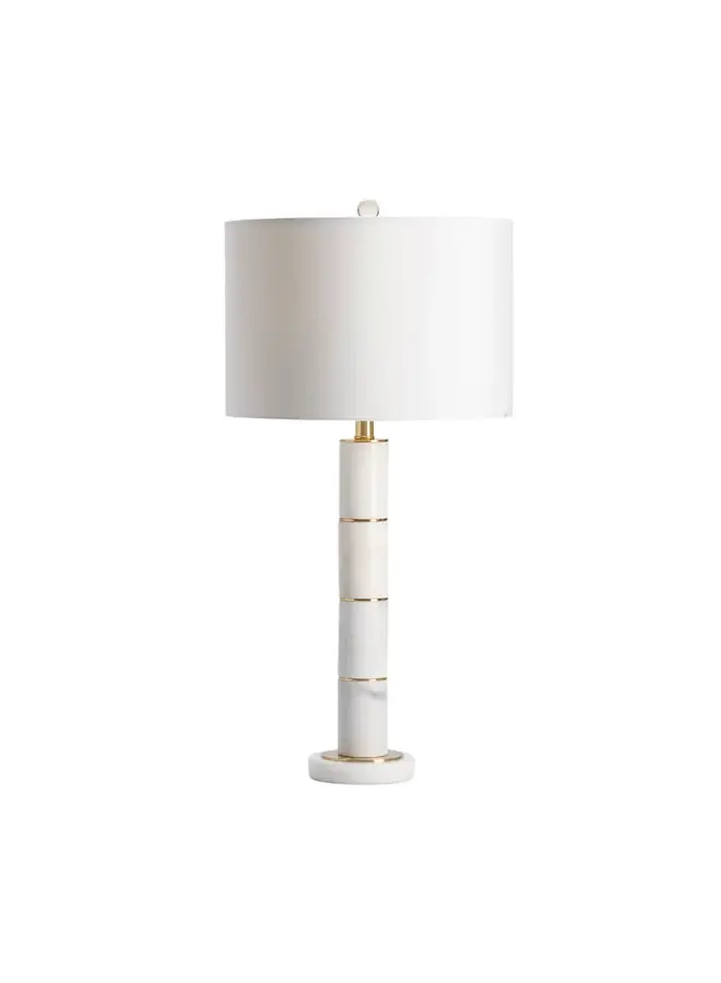 30'' H MARBLE TABLE LAMP