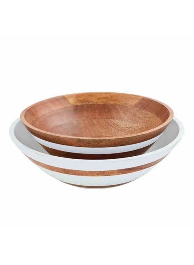 WOOD STRAPPING BOWL