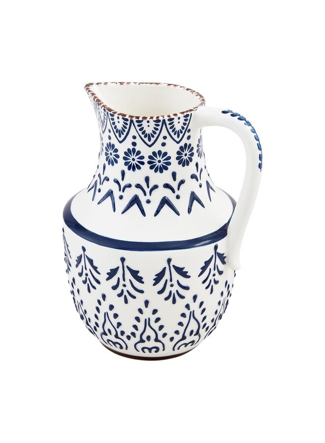 VALENCIA BLUE PAINTED PITCHER