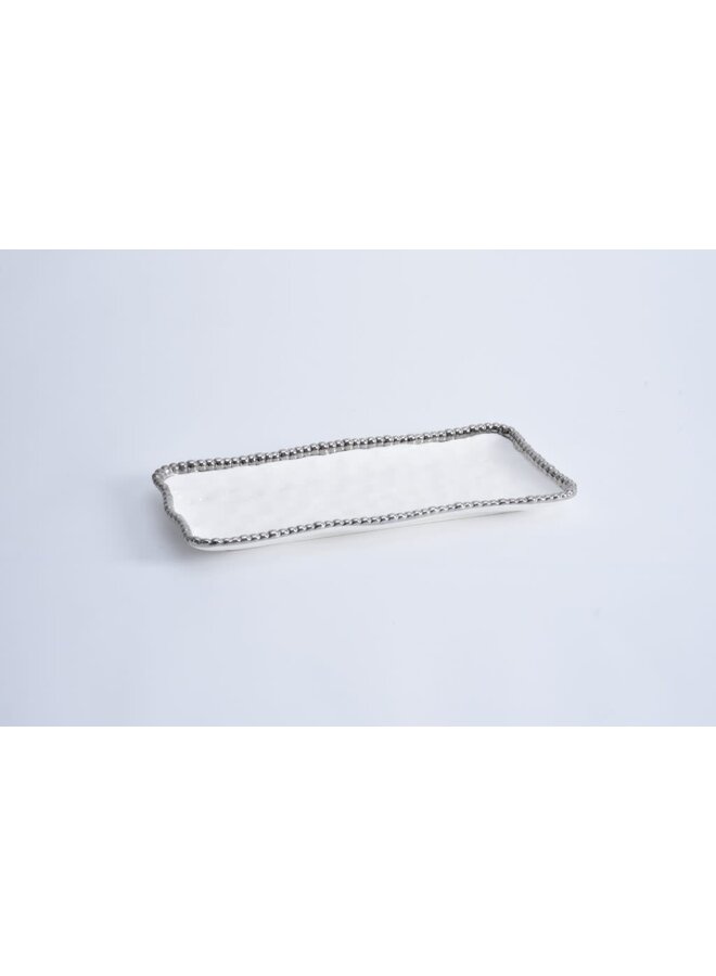RECTANGLE SERVING PIECE SILVER