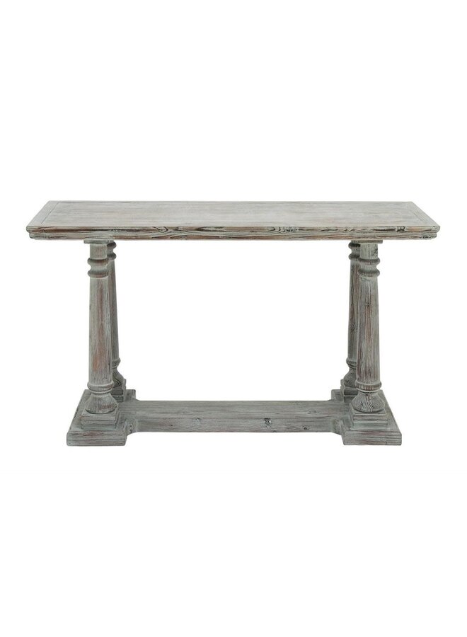Wood Console Table 52"W, 30"H