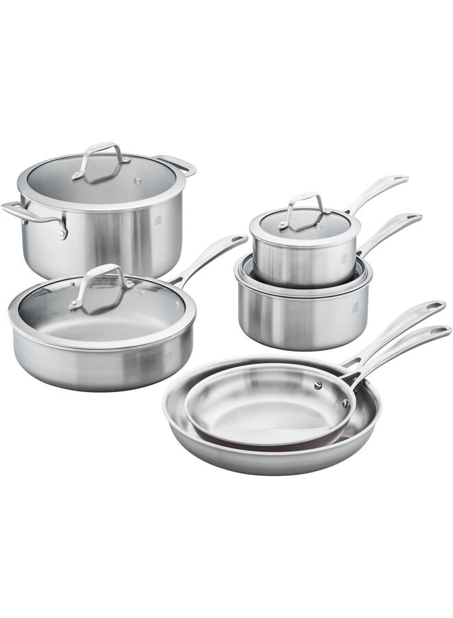 Spirit 10pc Stainless Steel Cookware Set