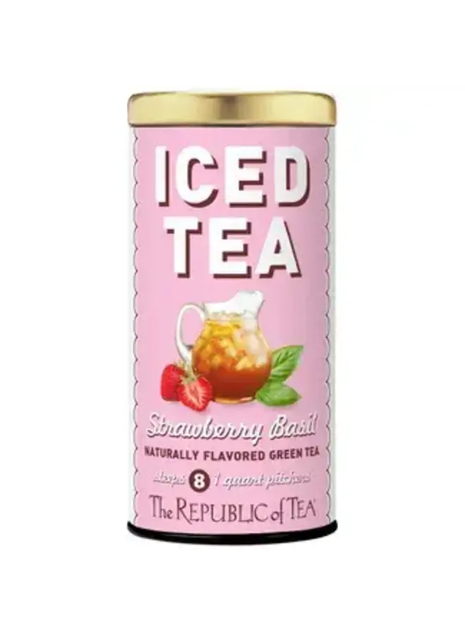 STRAWBERRY BASIL ICED TEA