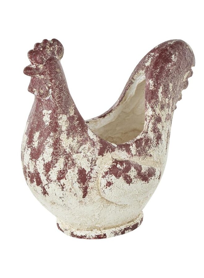 MGO ROOSTER PLANTER 14''W 14''H