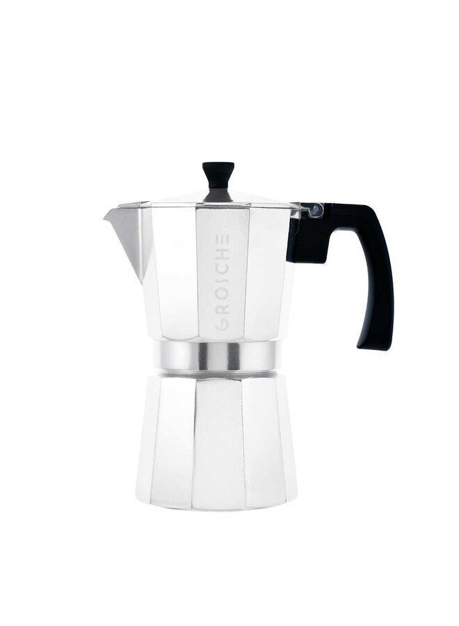 MILANO SILVER ESPRESSO 6 CUP MAKER