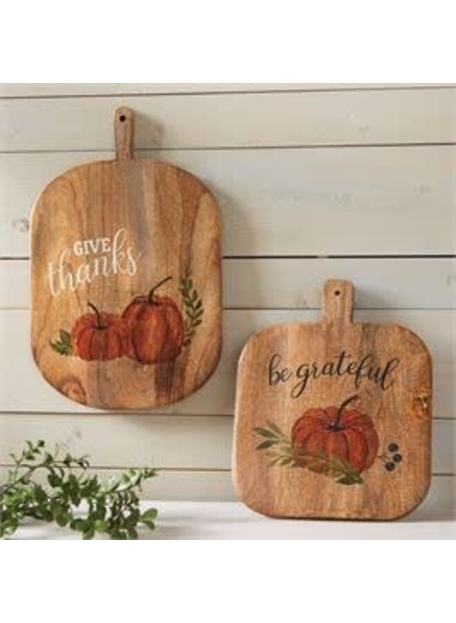 Give Thanks Pumpkin Board