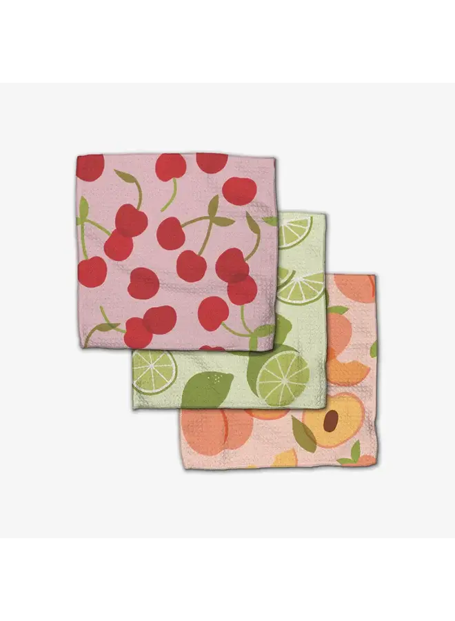 DISHCLOTH SET FRUIT FUN