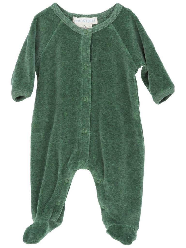 baby velour suit